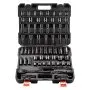 VEVOR Drive Impact Socket Set 1/2" 65PCS SAE 3/8" to 1-1/4" and Metric 10-24mm