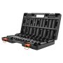 VEVOR Impact Socket Set, 1/2" Drive, 26-Piece Impact Sockets, 6-Point Sockets, Metric 10-30 mm, 32-36 mm, Easy to Identify, with a Sturdy Storage Case, Cr-V Alloy Steel Structure, for Vehicles Repair