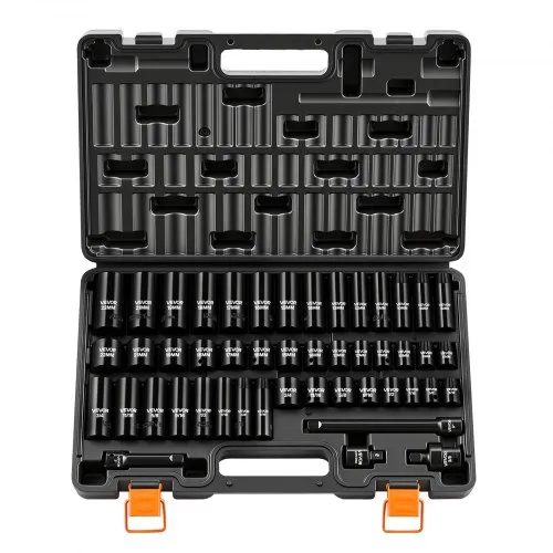 Löökpadrunite komplekt 3/8", 48-osa, 8-22 mm, Cr-V
