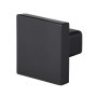 VEVOR Cabinet Knobs, 10 Pack, 1.18 Inch Black Zinc Alloy Drawer Pulls & Door Handles, Square Kitchen Solid Knobs Dresser Handles, Cupboard Hardware with Screws for Bathroom Closet Cabinets Drawers