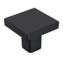 VEVOR Cabinet Knobs, 10 Pack, 1.18 Inch Black Zinc Alloy Drawer Pulls & Door Handles, Square Kitchen Solid Knobs Dresser Handles, Cupboard Hardware with Screws for Bathroom Closet Cabinets Drawers