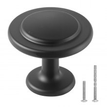 VEVOR Cabinet Knobs Drawer Kitchen Pulls 30 Pack 31 mm Mushroom Knob Zinc Alloy