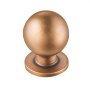 VEVOR Cabinet Knobs, 12 Pack, 25 mm Zinc Alloy Drawer Pulls Door Handles, Round Kitchen Dresser Solid Knobs Cupboard Hardware with Screws for Bathroom Closet Cabinets Drawers, Antique Brass Color