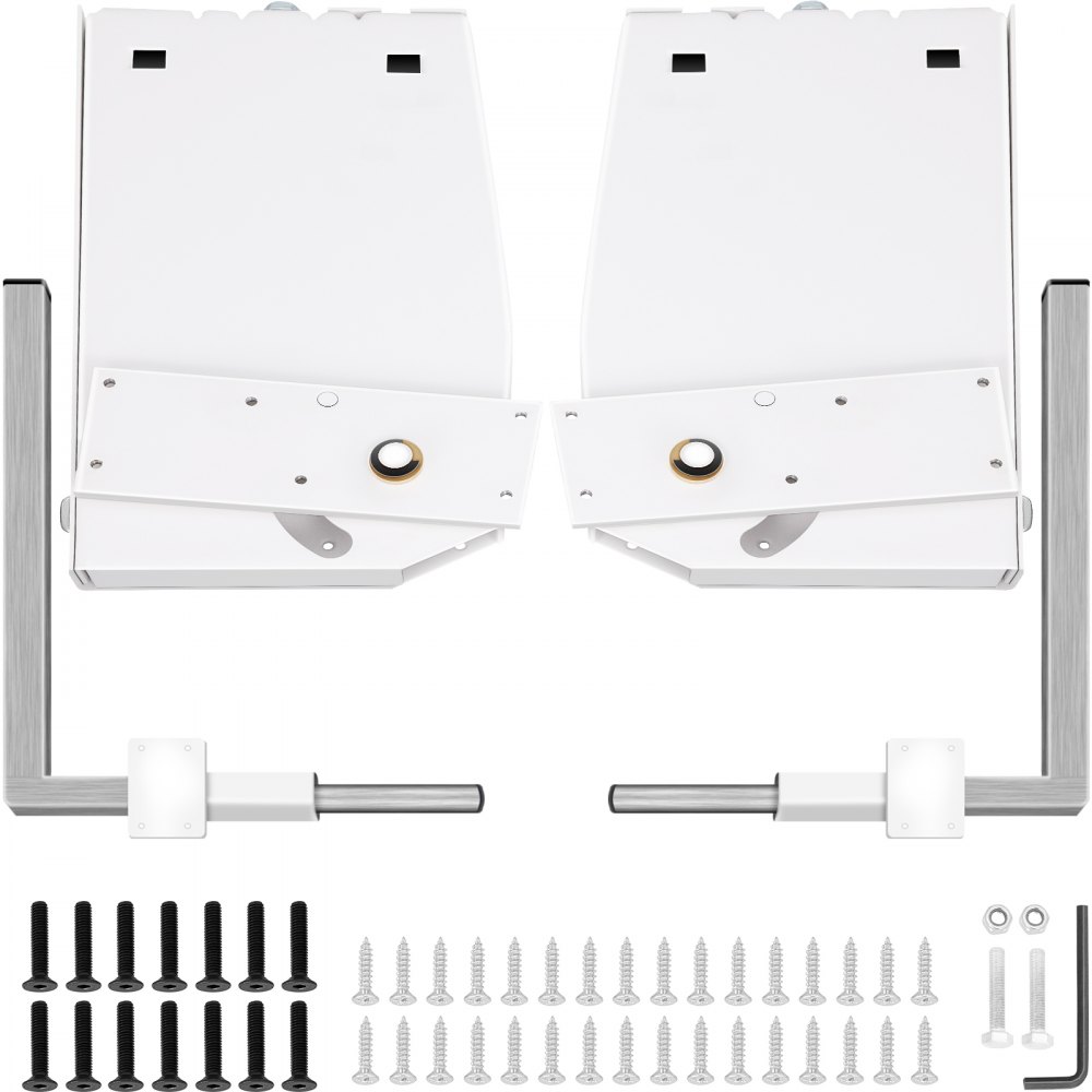 VEVOR Murphy Monteringsveggfjærer Mekanisme Heavy Duty Support Hardware DIY Kit for King Queen Bed (vertikalt), hvit