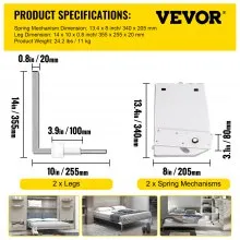 DIY Murphy Bed Springs Mechanism Hardware Kit Vertical for