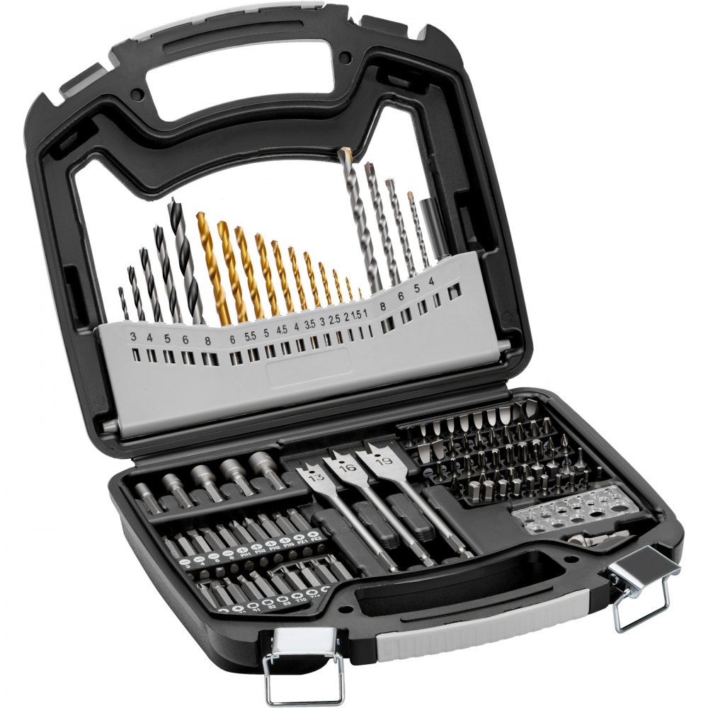 VEVOR Drill Bit Set 101PCS Screwdriver Bit Set with Carrying Case Multi-purpose