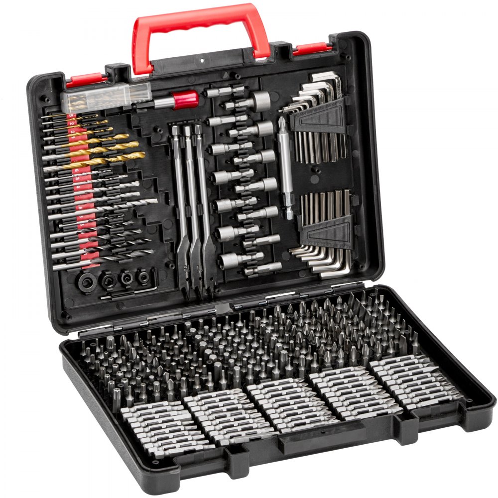 VEVOR Drill Bit Set 318PCS Screwdriver Bit Set with Carrying Case Multi-purpose