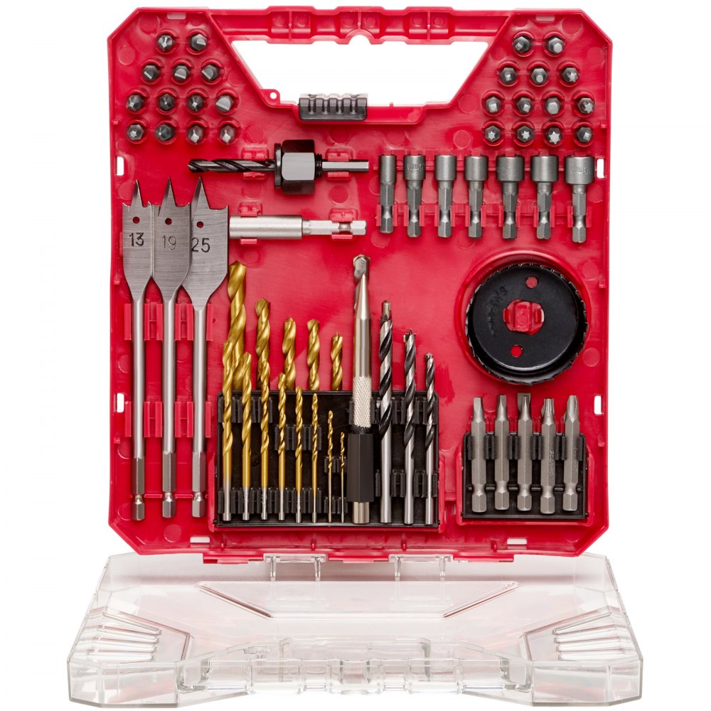 VEVOR Drill Bit Set 70 PCS Screwdriver Bit Set with Carrying Case Multi-purpose