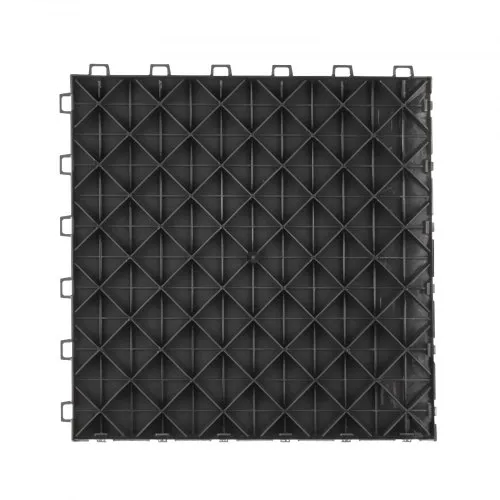 Baldosas Para Garaje VEVOR 12x12 Pulgadas - Pack De 25 - Suelo De Garaje Gris, Fácil De Encajar