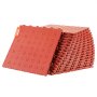 VEVOR Garage Tiles Interlocking, 12 x 12 x 0.53 inch 50 Pack Garage Floor Covering Tiles, Non-Slip Double-Sided Texture Garage Flooring Tiles, for Garages, Basements, Repair Shops, Red