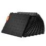 VEVOR Garage Tiles Interlocking, 12 x 12 x 0.53 inch 50 Pack Garage Floor Covering Tiles, Non-Slip Double-Sided Texture Garage Flooring Tiles, for Garages, Basements, Repair Shops, Black