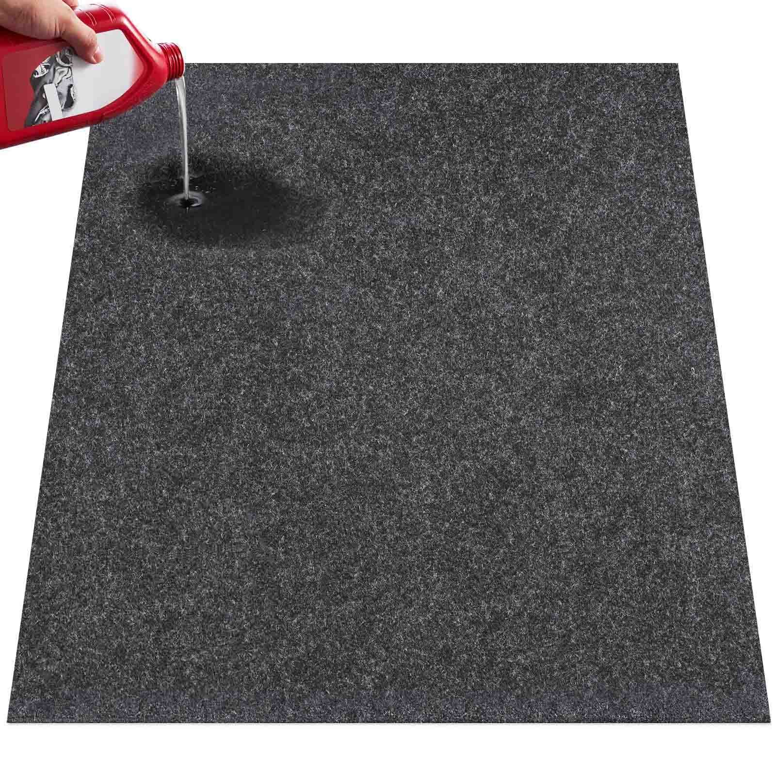 VEVOR Garage Floor Mat, 2.28 x 6.1 M Waterproof Protection from Water,Snow, Rain,Mud and Oil for Cars, Non-slip Heavy Duty Containment Mat with TPE Anti-Leak Backing & Easy to Clean & Cuttable