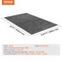 VEVOR Garage Floor Mat, 2.68 x 6.7 M Waterproof Protection from Water,Snow, Rain,Mud and Oil for Cars, Non-slip Heavy Duty Containment Mat with TPE Anti-Leak Backing & Easy to Clean & Cuttable