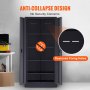 VEVOR Metal Storage Cabinet w/ 4 Adjustable Shelves & Lockable 200lbs per Shelf