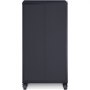 VEVOR Rolling Metal Storage Cabinet w/ 4 Adjustable Shelves & Lockable Door