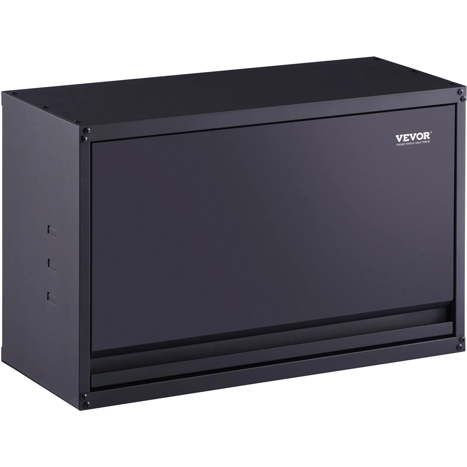 VEVOR Metal Storage Cabinet, 120lbs Load Capacity per Shelf, 20'' Tall Wall-Mounted Powder-Coating Steel Garage Cabinet with Adjustable Shelf, Press to Lock & Open Door, Perfect for Office Home Garage