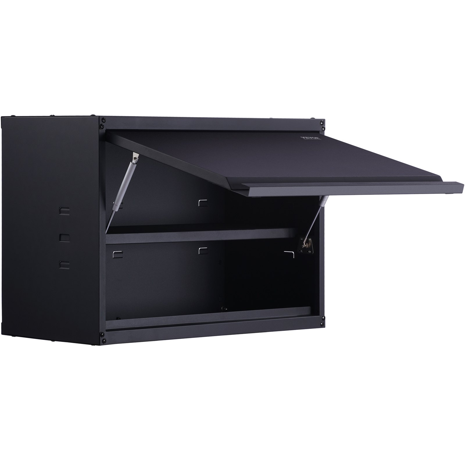 VEVOR Metal Storage Cabinet, 120lbs Load Capacity per Shelf, 20'' Tall Wall-Mounted Powder-Coating Steel Garage Cabinet with Adjustable Shelf, Press to Lock & Open Door, Perfect for Office Home Garage