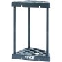 VEVOR garden tool organizer with a triangular base and multiple slots for tool storage in dark grey.