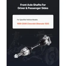 VEVOR CV Axle Shaft Assembly Front Left or Right for 99-06 Chevy Silverado 1500