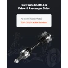 VEVOR CV Axle Shaft Assembly Front Left or Right for 2007-2020 Cadillac Escalade