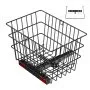 VEVOR Scooter Rear Basket, Heavy Duty Metal Wire Basket with Handle, Spacious Cargo Basket, Works with 1-inch Receiver, Compatible with Most Golden, Drive & Pride Mobility Scooter