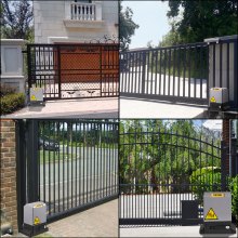 VEVOR Sliding Gate Opener, 1800 KG 4 m, Automatic Sliding Gate with 4 Remote Controllers & APP Control, Electric Rolling Driveway Slide Gate Motor, Complete Gate Operator Hardware Security System Kit
