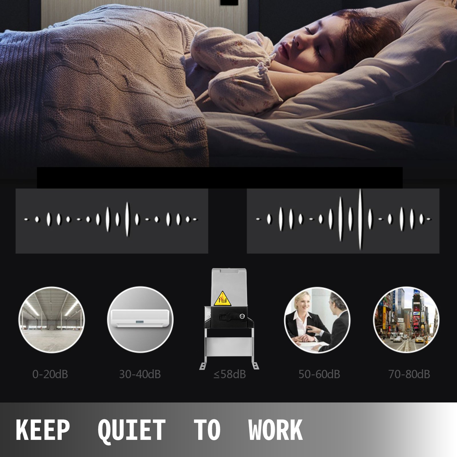 VEVOR Automatic 1800lb with Infrared Security Photocell Sensor with 2 Remote Controls Sliding Gate Opener Move Speed 40ft Per Min, Up to 1800 LBS, Silver
