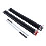 VEVOR Garage Door Torsion Springs, Pair of 0.207 x 2 x 24 in, 16000 Cycles, Electrophoresis Black Coated for Replacement, Garage Door Springs with Non-Slip Winding Bars, Gloves and Mounting Wrench