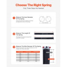 Garage Door Torsion Springs Pair of 0.207 x 2 x 24 inch with Winding Bars