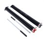 VEVOR Garage Door Torsion Springs, Pair of 0.225 x 2 x 27 in, 16000 Cycles, Electrophoresis Black Coated for Replacement, Garage Door Springs with Non-Slip Winding Bars, Gloves and Mounting Wrench