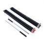 VEVOR Garage Door Torsion Springs, Pair of 0.225 x 2 x 24 in, 16000 Cycles, Electrophoresis Black Coated for Replacement, Garage Door Springs with Non-Slip Winding Bars, Gloves and Mounting Wrench