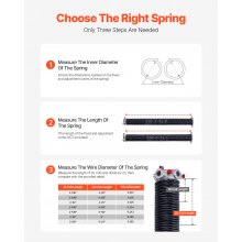 Garage Door Torsion Springs Pair of 0.225 x 2 x 24 inch with Winding Bars