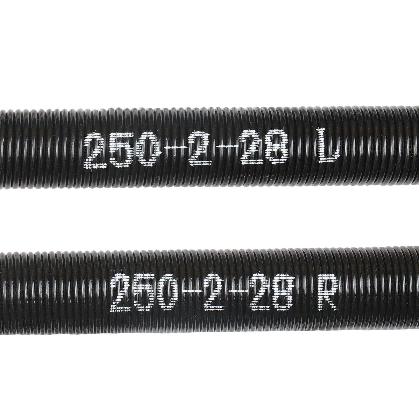 VEVOR Garage Door Torsion Springs, Pair of Φ6.35 x Φ50.8 x 711.2mm, 16000 Cycles, Garage Door Springs with Non-Slip Winding Bars, Gloves and Mounting Wrench, Electrophoresis Coated for Replacement