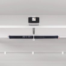 Ressorts de torsion pour porte de garage VEVOR, paire de 0,250 x 2 x 35 pouces avec barres d'enroulement