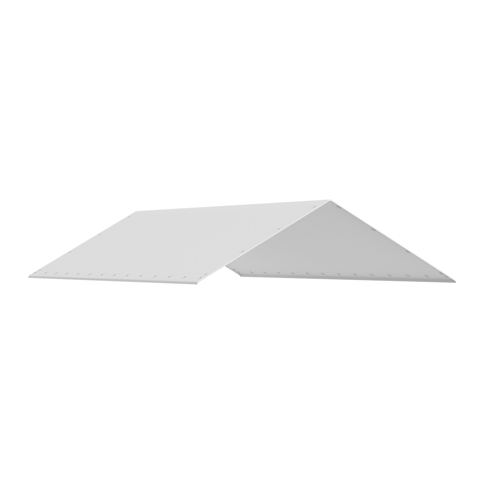 VEVOR 10 x 20 ft Carport Replacement Canopy Cover, Garage Top Tent Shelter Tarp Heavy-Duty Waterproof & UV Protected, Easy Installation with 40 Ball Bungeess (Only Top Cover, Frame Not Include), White