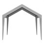 VEVOR Carport Replacement Canopy Cover 6100 x 3040 mm Garage Top Tent Shelter Tarp Heavy-Duty Waterproof & UV Protected, Easy Installation with Ball Bungees,Grey (Only Top Cover, Frame Not Include)