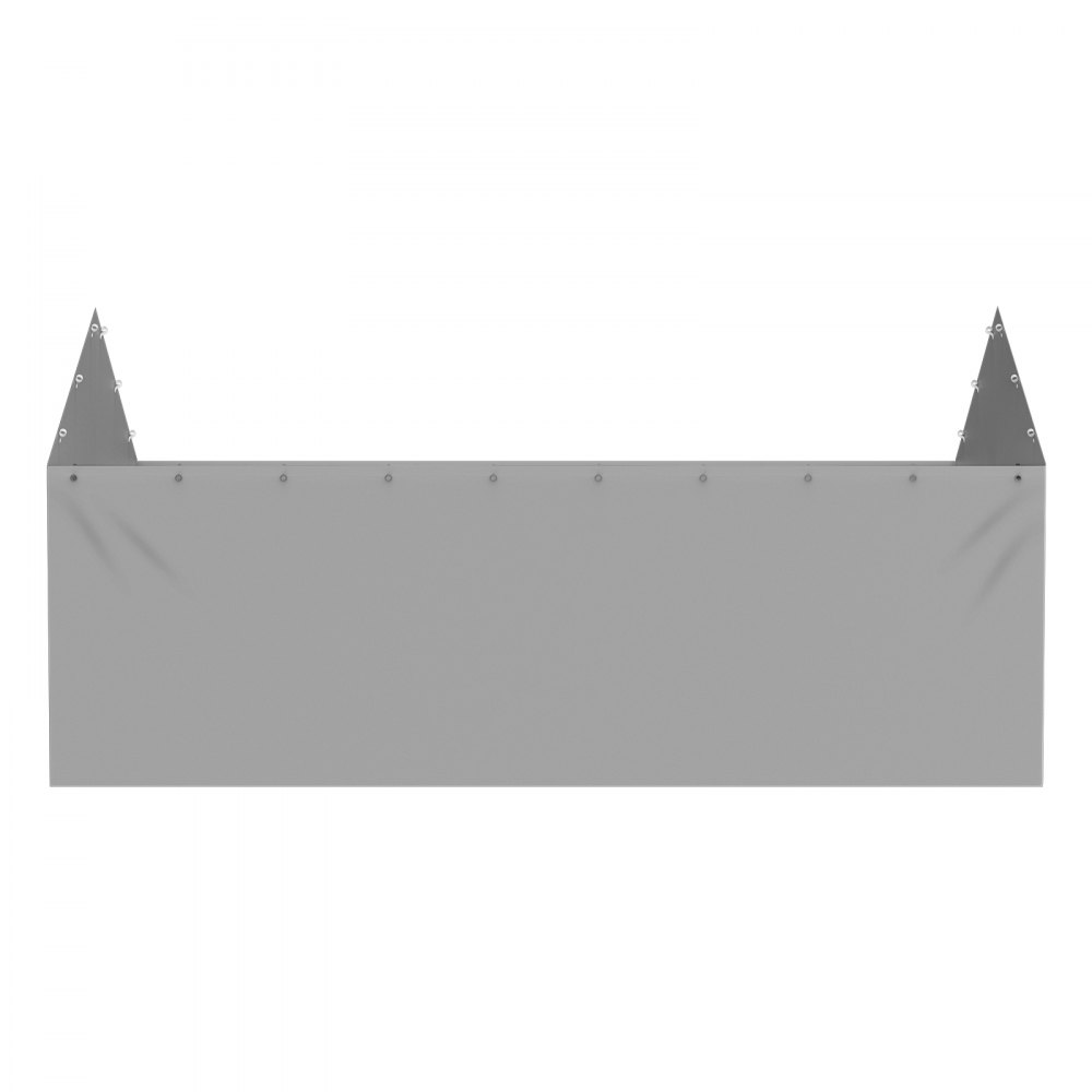 VEVOR Carport Replacement Canopy Cover Side Wall 12 x 20 ft, Garage Tent Shelter Tarp Heavy-Duty Waterproof & UV Protected, Easy Installation with Ball Bungees,Grey (Top and Frame Not Included)