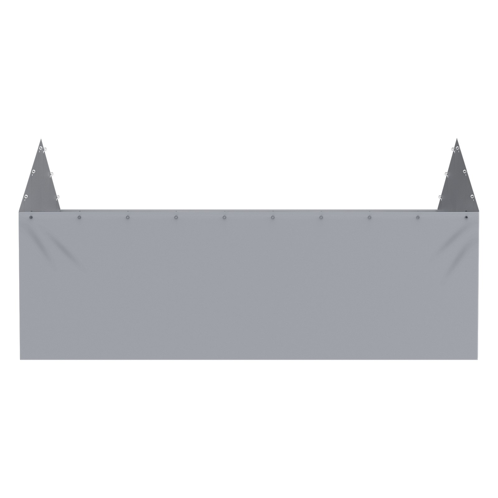 VEVOR Carport Replacement Canopy Cover Side Wall 12 x 20 ft, Garage Tent Shelter Tarp Heavy-Duty Waterproof & UV Protected, Easy Installation with Ball Bungees,Grey (Top and Frame Not Included)