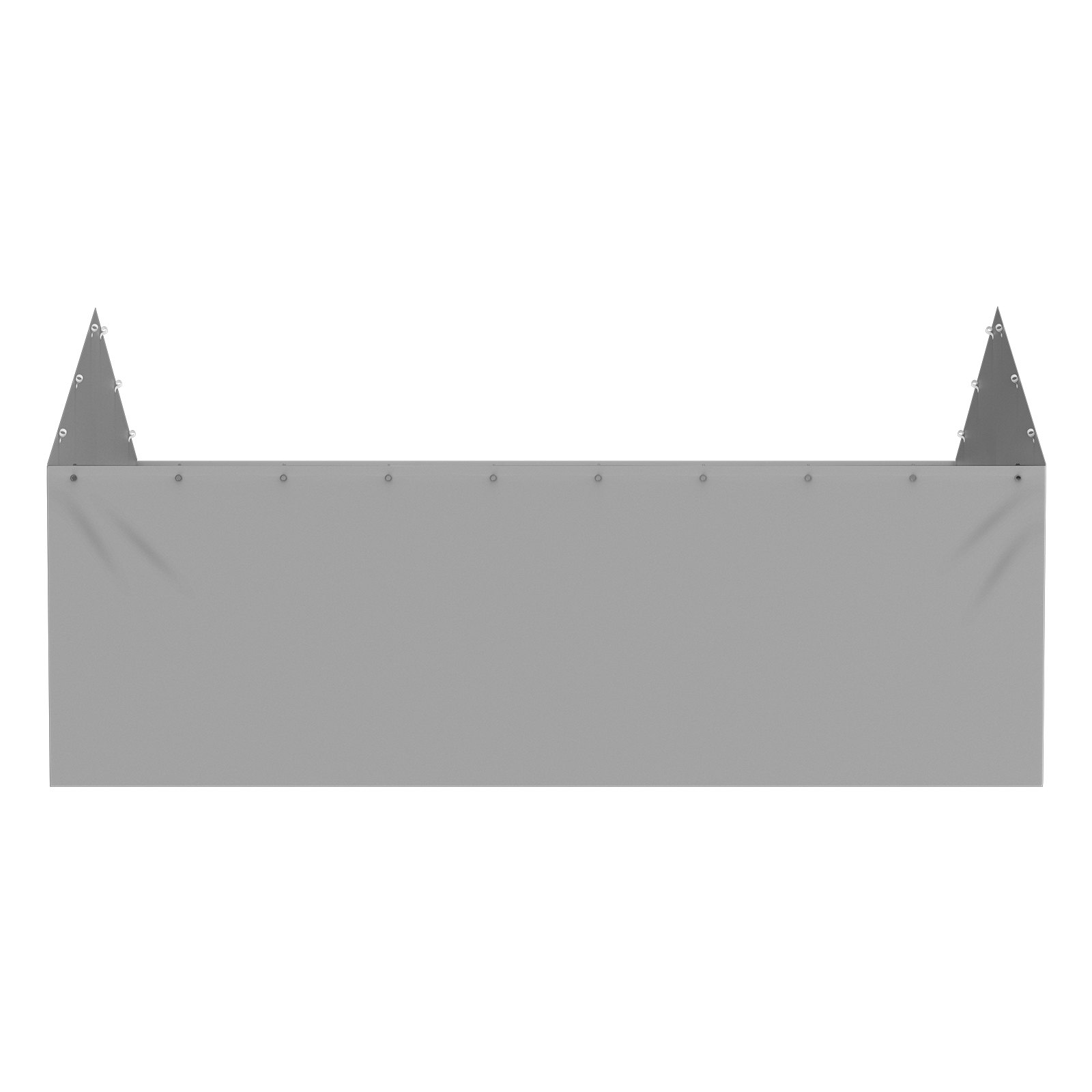 VEVOR Carport Replacement Canopy Cover Side Wall 6 x 3.6 m, Garage Tent Shelter Tarp Heavy-Duty Waterproof & UV Protected, Easy Installation with Ball Bungees,Grey (Top and Frame Not Included)