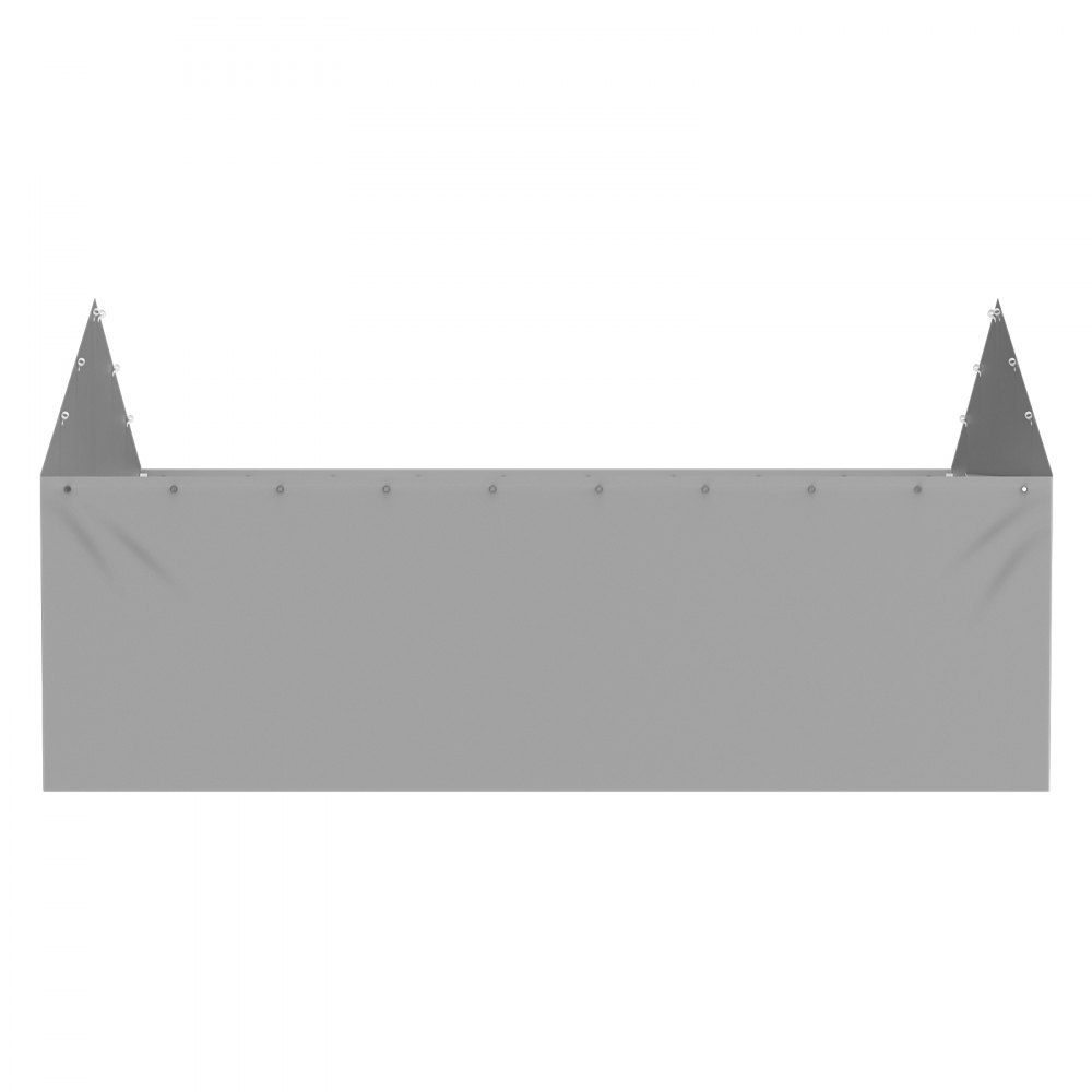 VEVOR Carport Replacement Canopy Cover Side Wall 13 x 20 ft, Garage Tent Shelter Tarp Heavy-Duty Waterproof & UV Protected, Easy Installation with Ball Bungees,Grey (Top and Frame Not Included)