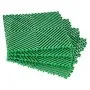 Πατάκι αποστράγγισης VEVOR Interlocking, 50 τεμάχια Modular Interlocking Cushion, Πατάκια αποστράγγισης σύνδεσης 12” x 12”, Αντιολισθητικά πλακάκια δαπέδου αποστράγγισης πράσινου PP και πατάκι ντους, για γκαράζ, κήπο, κουζίνα και εξωτερικούς χώρους