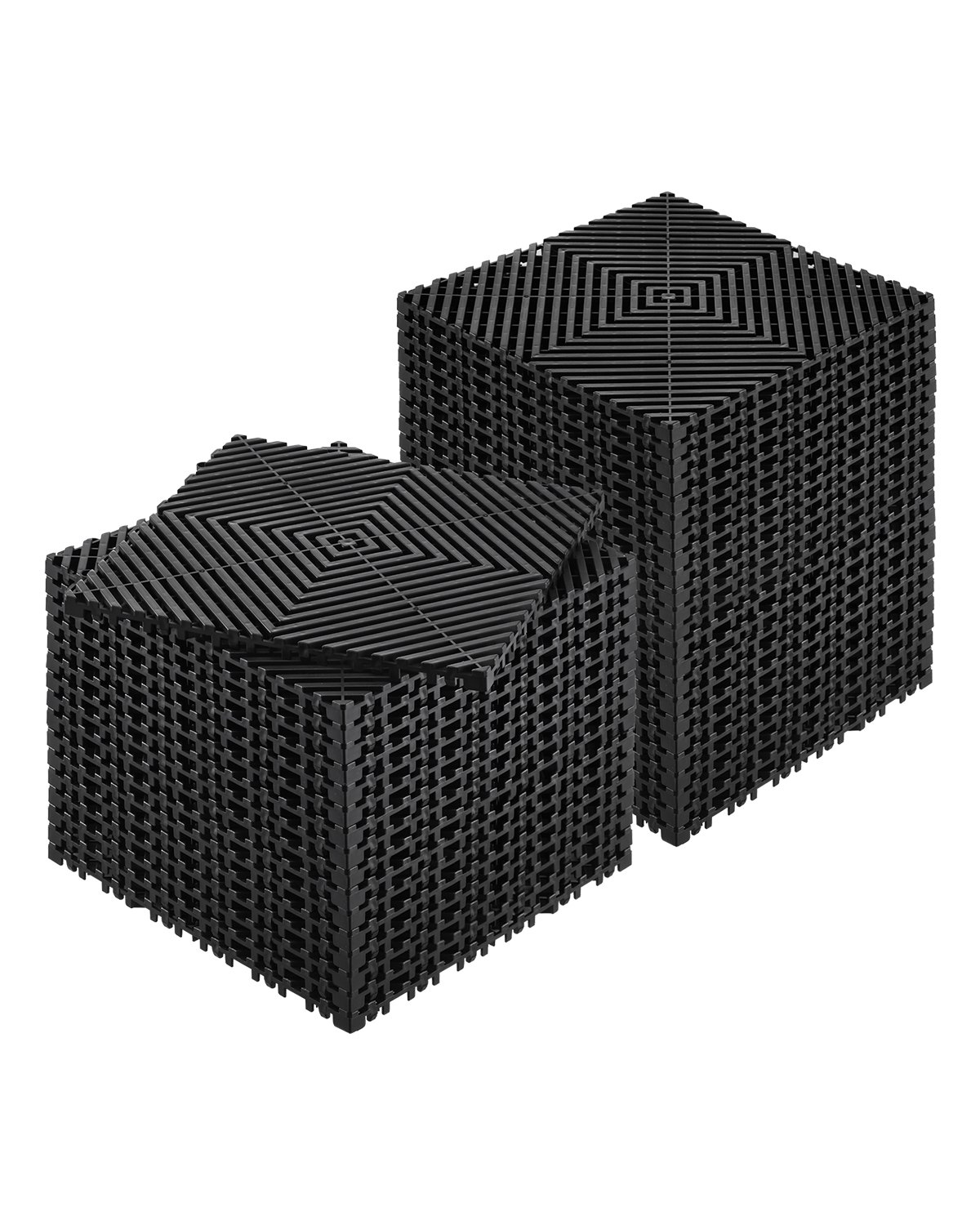 VEVOR Drainage Mat Drainage Floor Tile 12” x 12” Modular Interlocking Mat