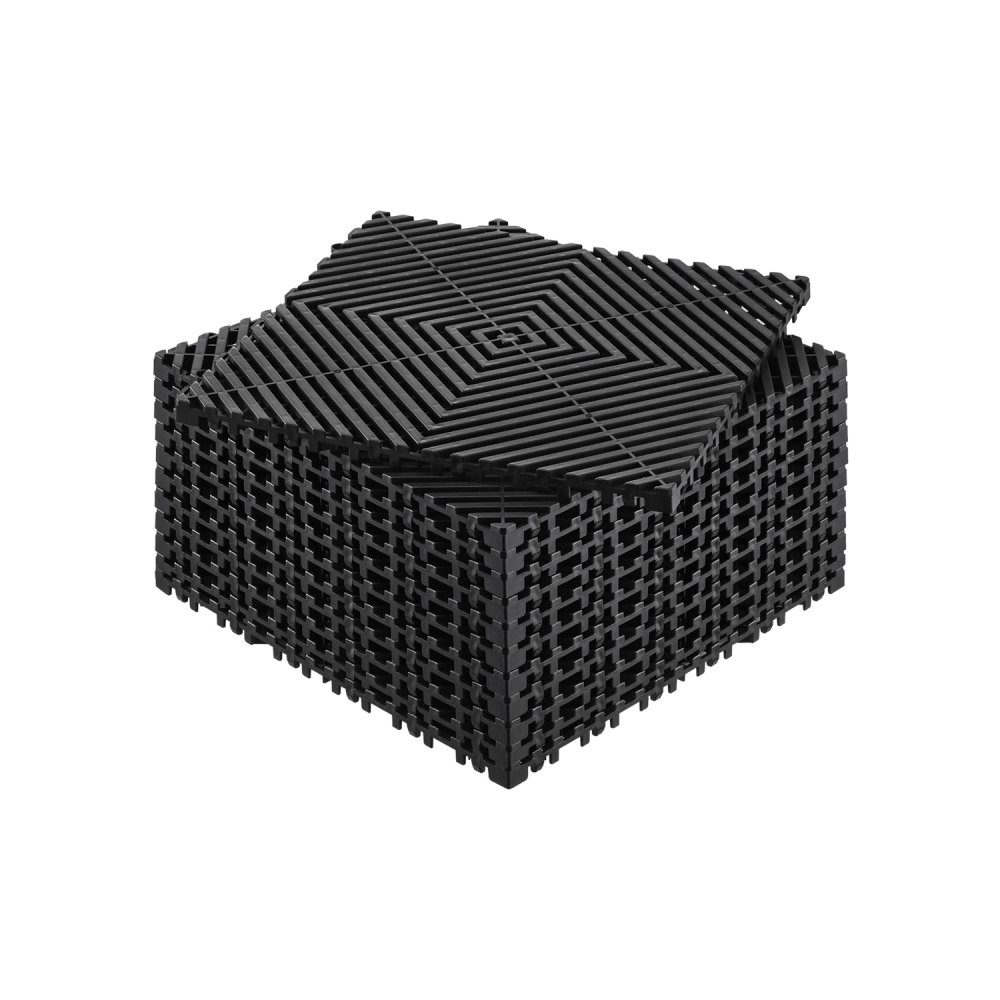 VEVOR Drainage Mat Modular Interlocking Cushion 12” x 12” Drainage ...