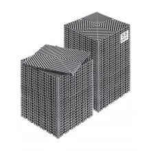 VEVOR Interlocking Drainage Mat, 12” x 12” Modular Interlocking Cushion, 55 Pcs Splicing Drainage Mats, Non-Slip Gray PP Drainage Floor Tile and Shower Mat, for Garage, Garden, Kitchen & Outdoor