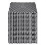 VEVOR összekapcsolódó vízelvezető szőnyeg, 12” x 12” moduláris összekapcsolódó párna, 24 db illesztő vízelvezető szőnyeg, csúszásmentes szürke PP vízelvezető padlólap és zuhanyszőnyeg, garázsba, kertbe, konyhába és kültérre