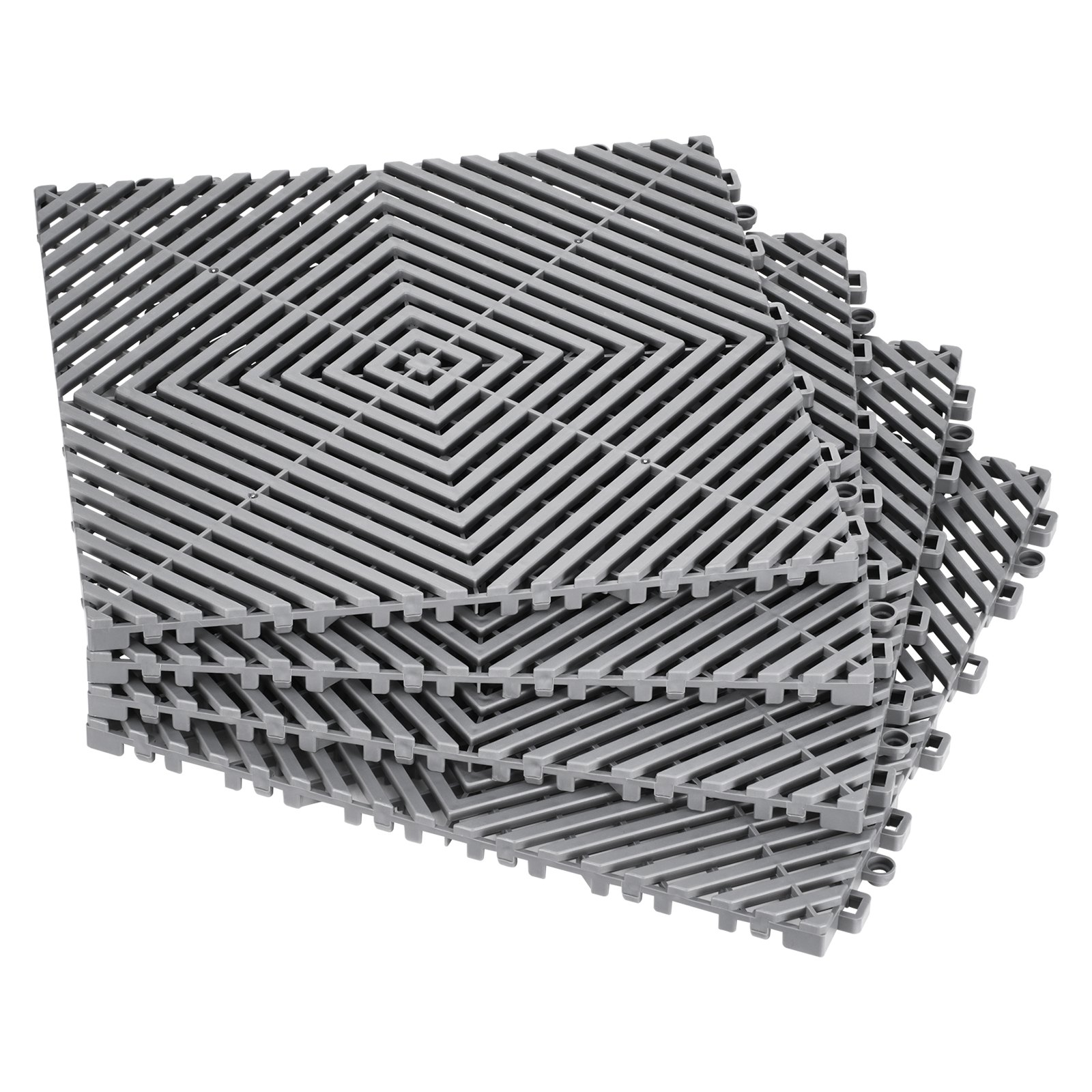 VEVOR Drainage Mat Drainage Floor Mat 12” x 12” Modular Interlocking Cushion
