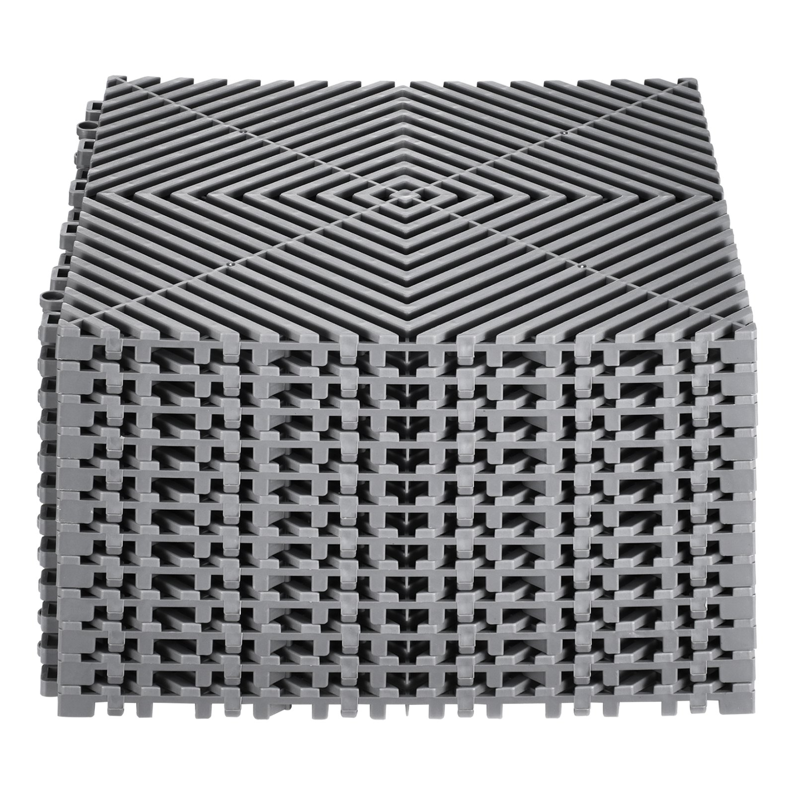 VEVOR Drainage Mat Modular Interlocking Cushion 12” x 12” Drainage Floor Mat