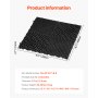 Drainage Mat Modular Interlocking Cushion 15.7” x 15.7” Drainage Tile