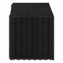 VEVOR Covoraș de drenaj interconectabil, pernă modulară interconectabilă 15,7” x 15,7”, 24 buc. covorașe de drenaj interconectabile, gresie de drenaj PP neagră antiderapantă și covoraș de duș, pentru garaj, grădină, bucătărie și exterior