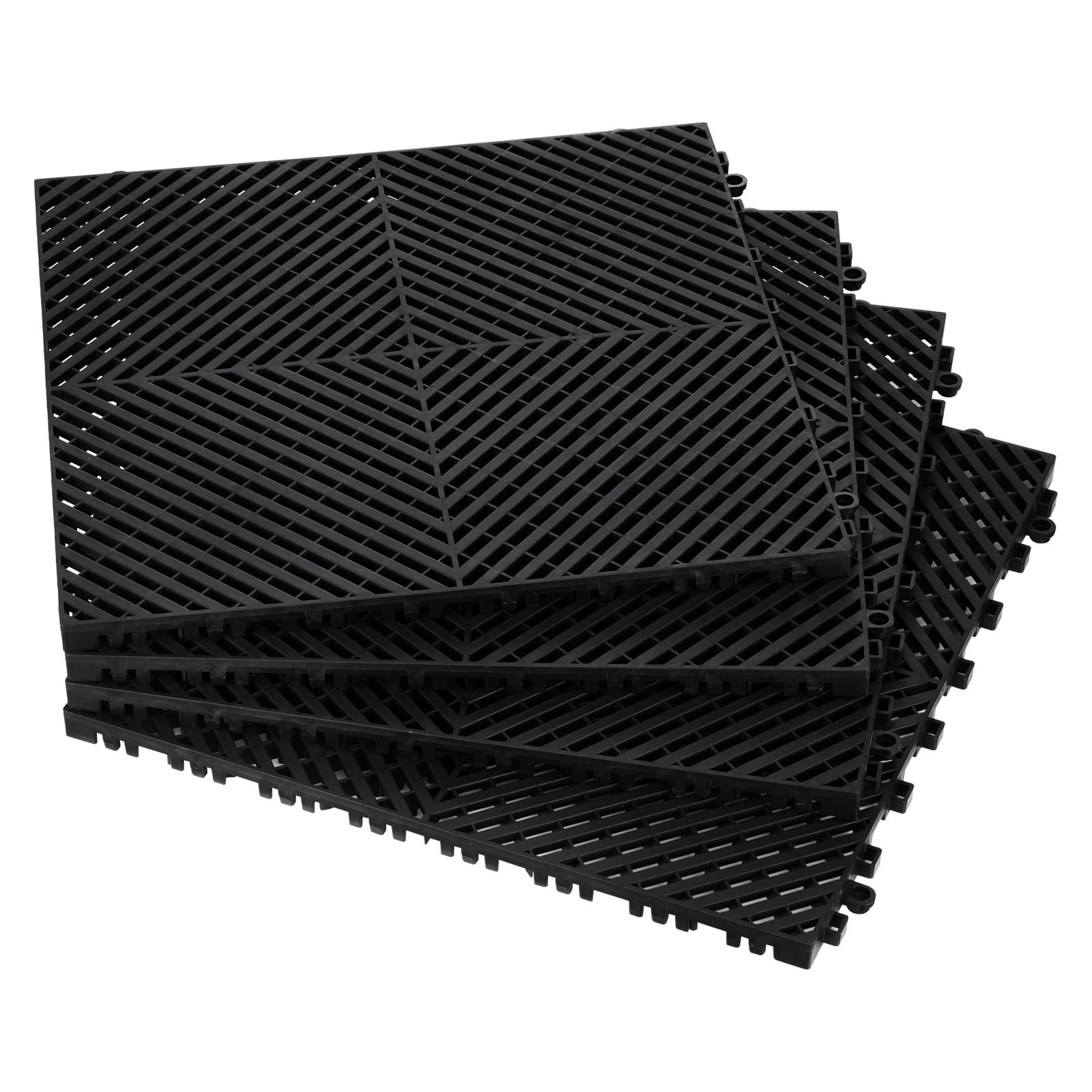 VEVOR Drainage Mat Modular Interlocking Cushion 15.7” x 15.7” Drainage Tile